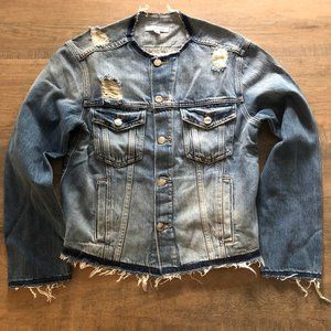 NEW Good American Denim Distressed Jean Med